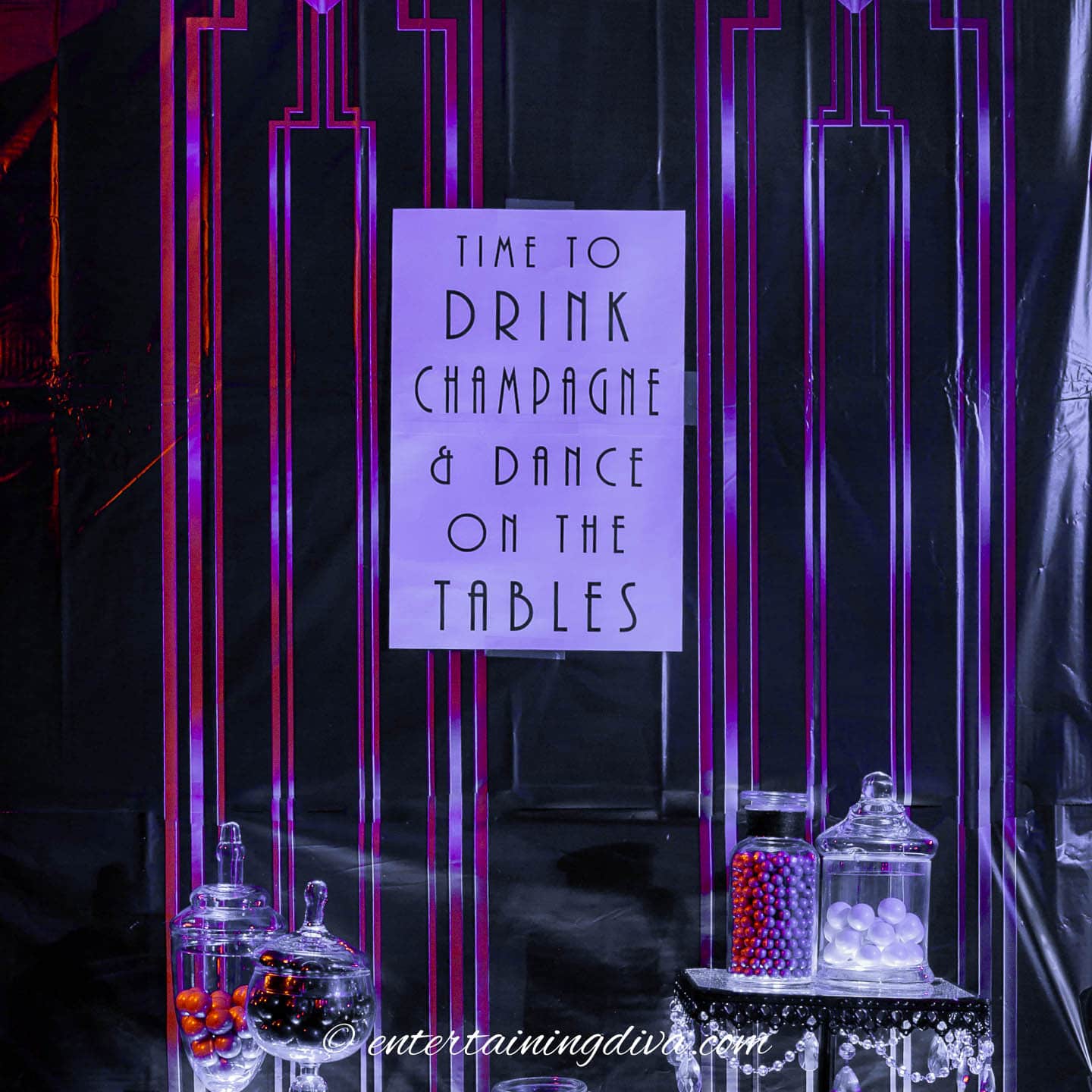 DIY Great Gatsby Decorations