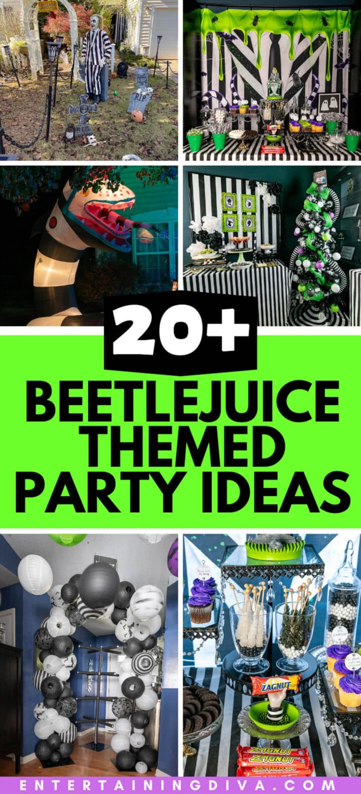 20+ Beetlejuice themed party ideas