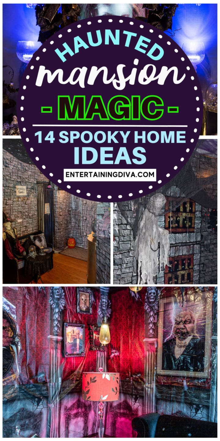 Haunted mansion and spooky home ideas with a touch of Halloween magic.