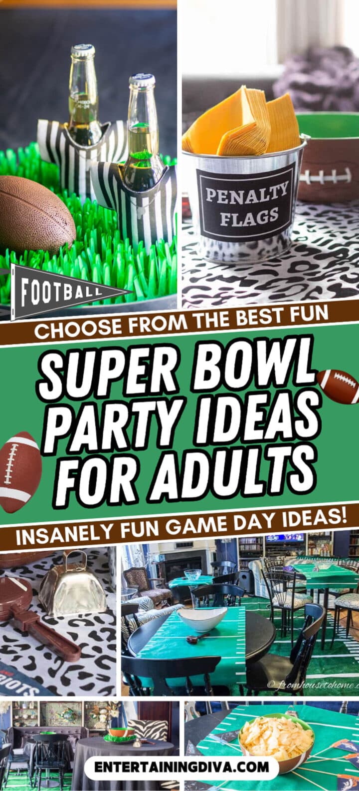 Adults, Super Bowl party ideas.