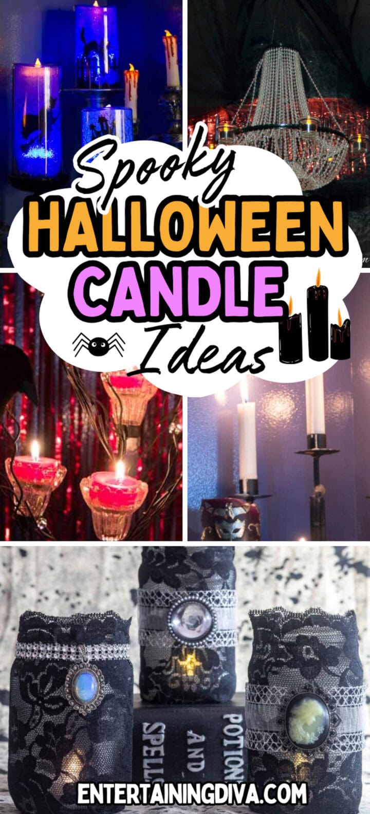 Spooky Halloween candle ideas