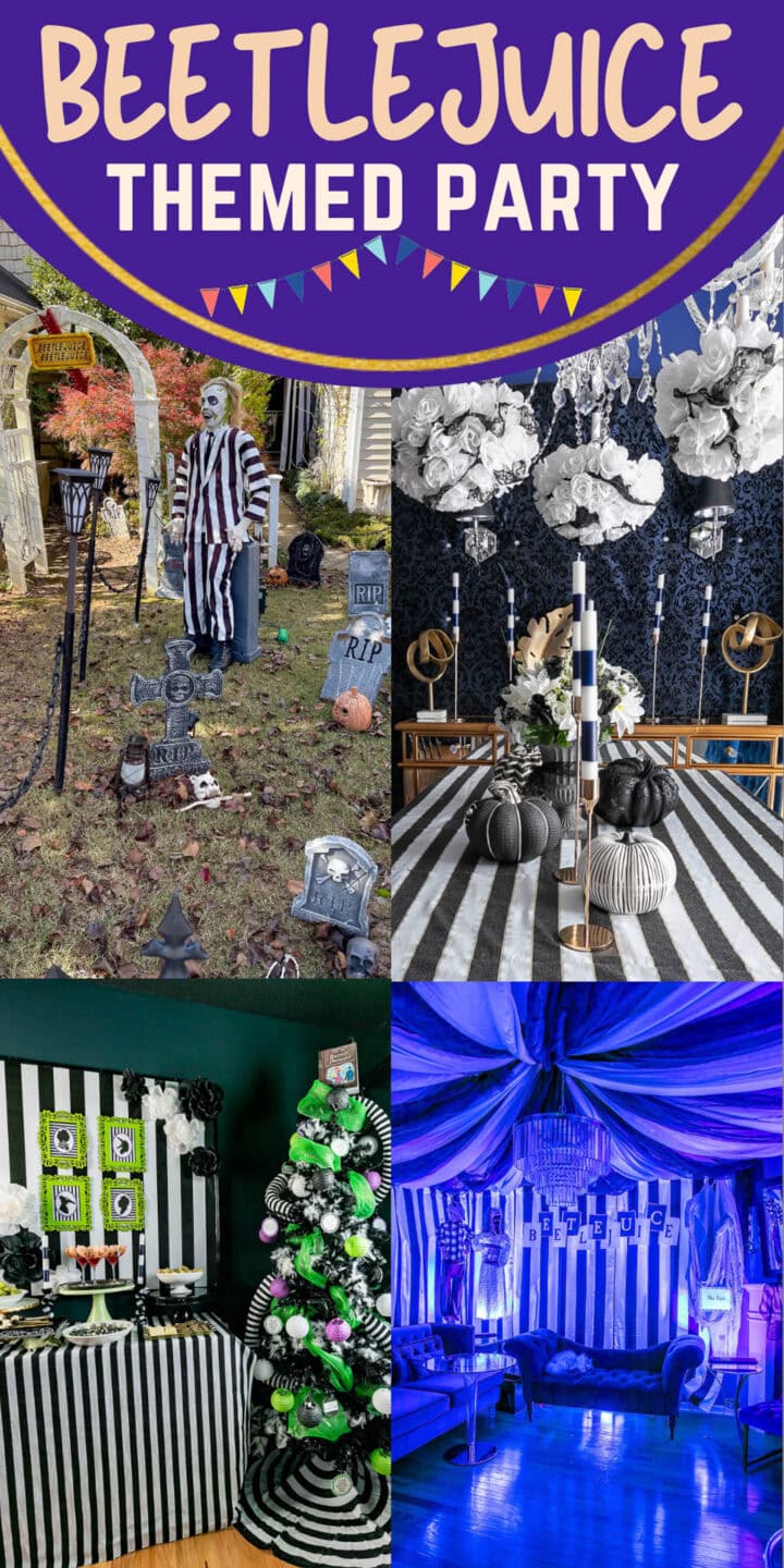 Beetlejuice themed party