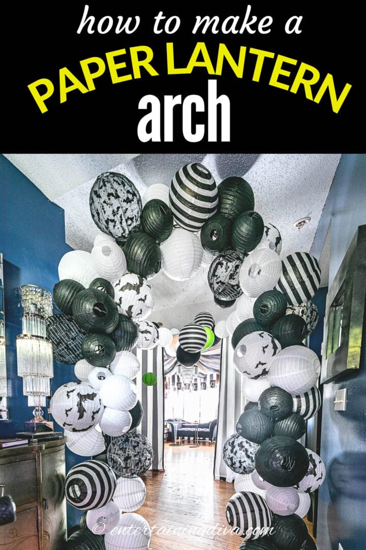 How to make a DIY Paper Lantern Arch