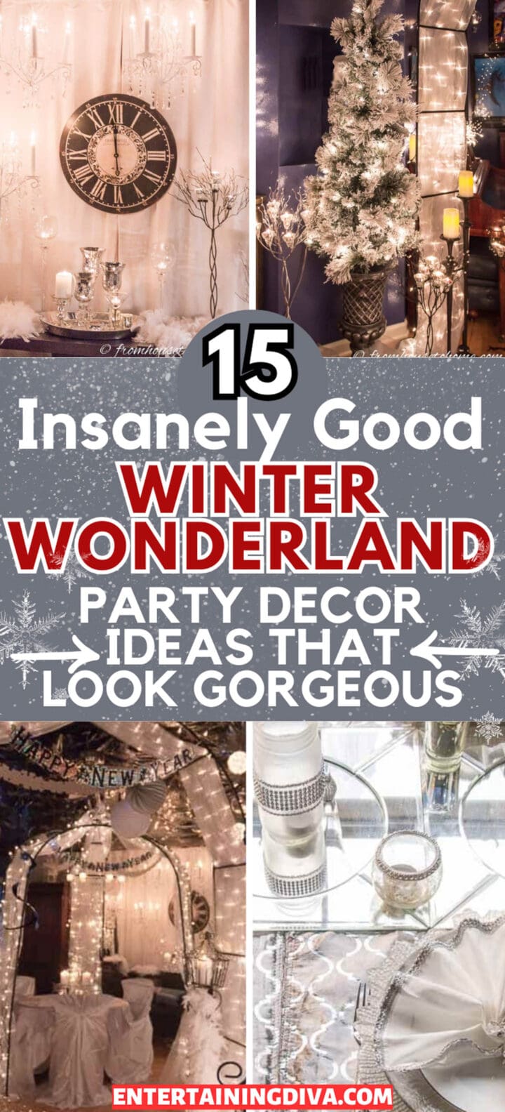 15 amazing winter wonderland party decor ideas.