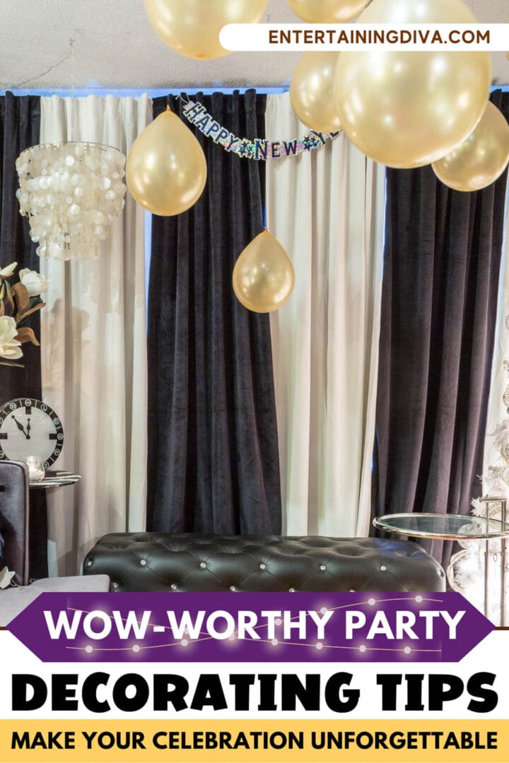 Wow Factor party decorating tips make your party unforgettable.