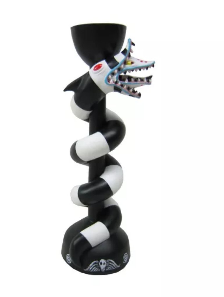 Beetlejuice sandworm candle
