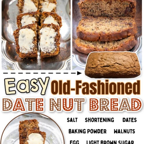 easy old-fashioned date nut bread