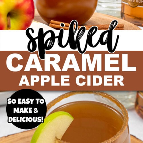 spiked caramel apple cider