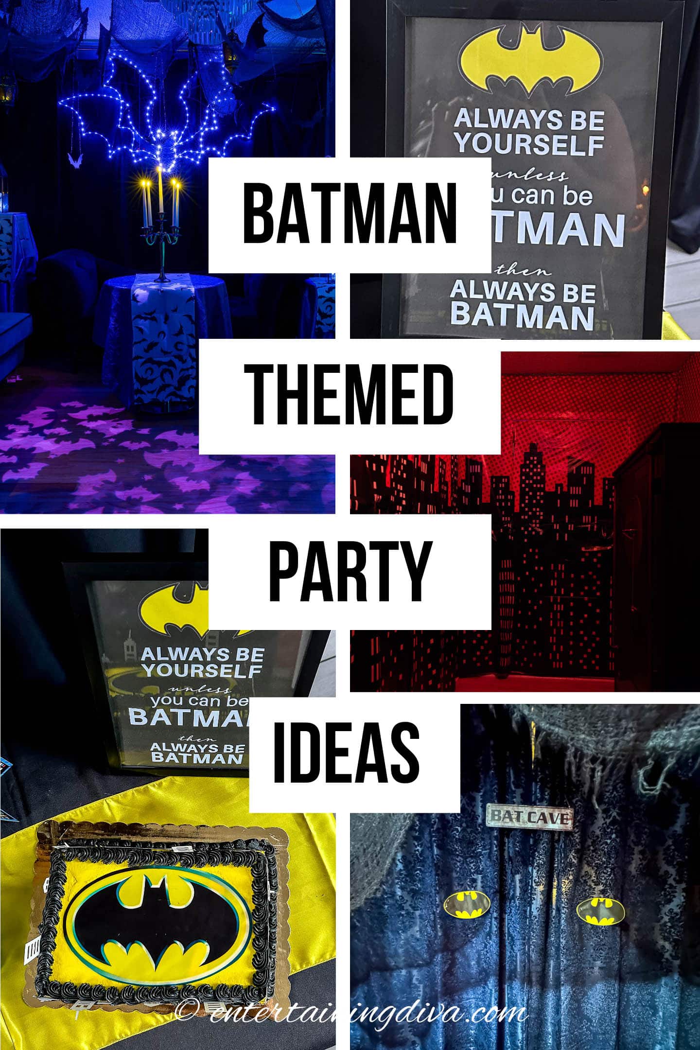 batman themed party ideas