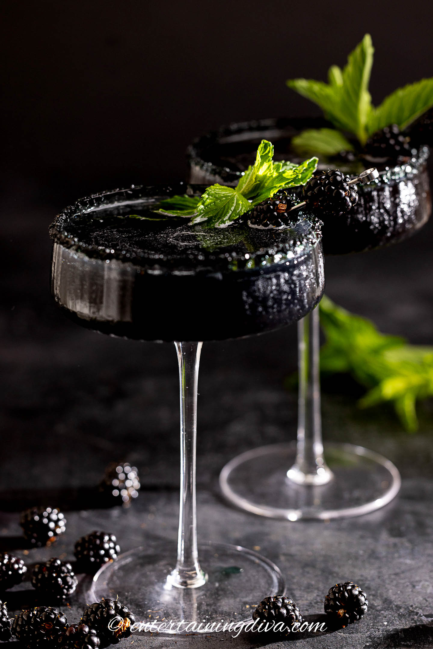 The "Dark Knight" Halloween cocktail