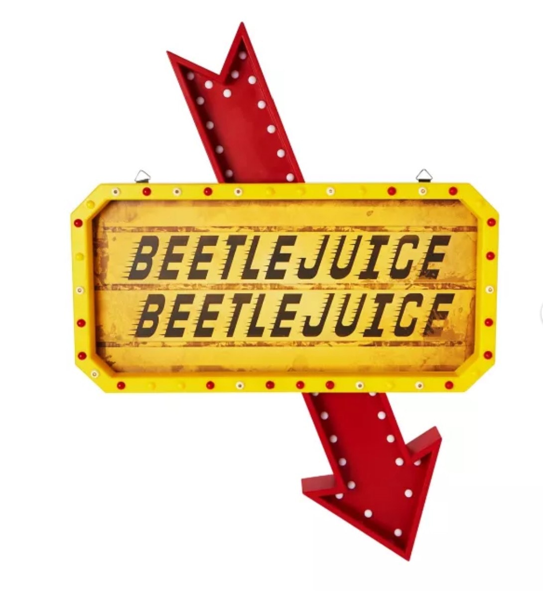 Beetlejuice marquee sign