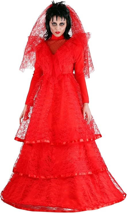 Beetlejuice Lydia red wedding dress