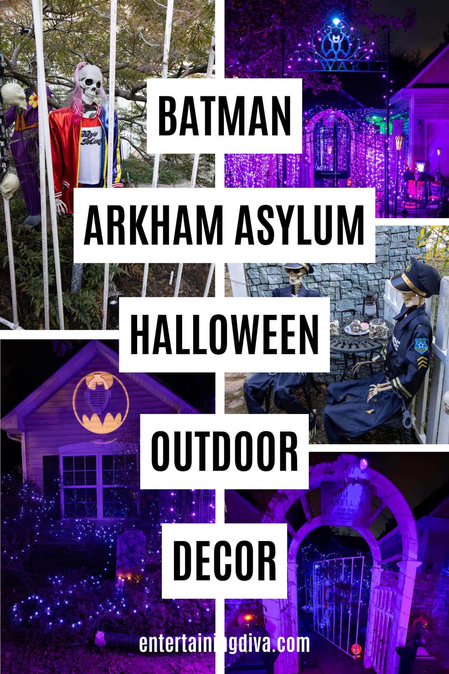 batman arkham asylum Halloween outdoor decor