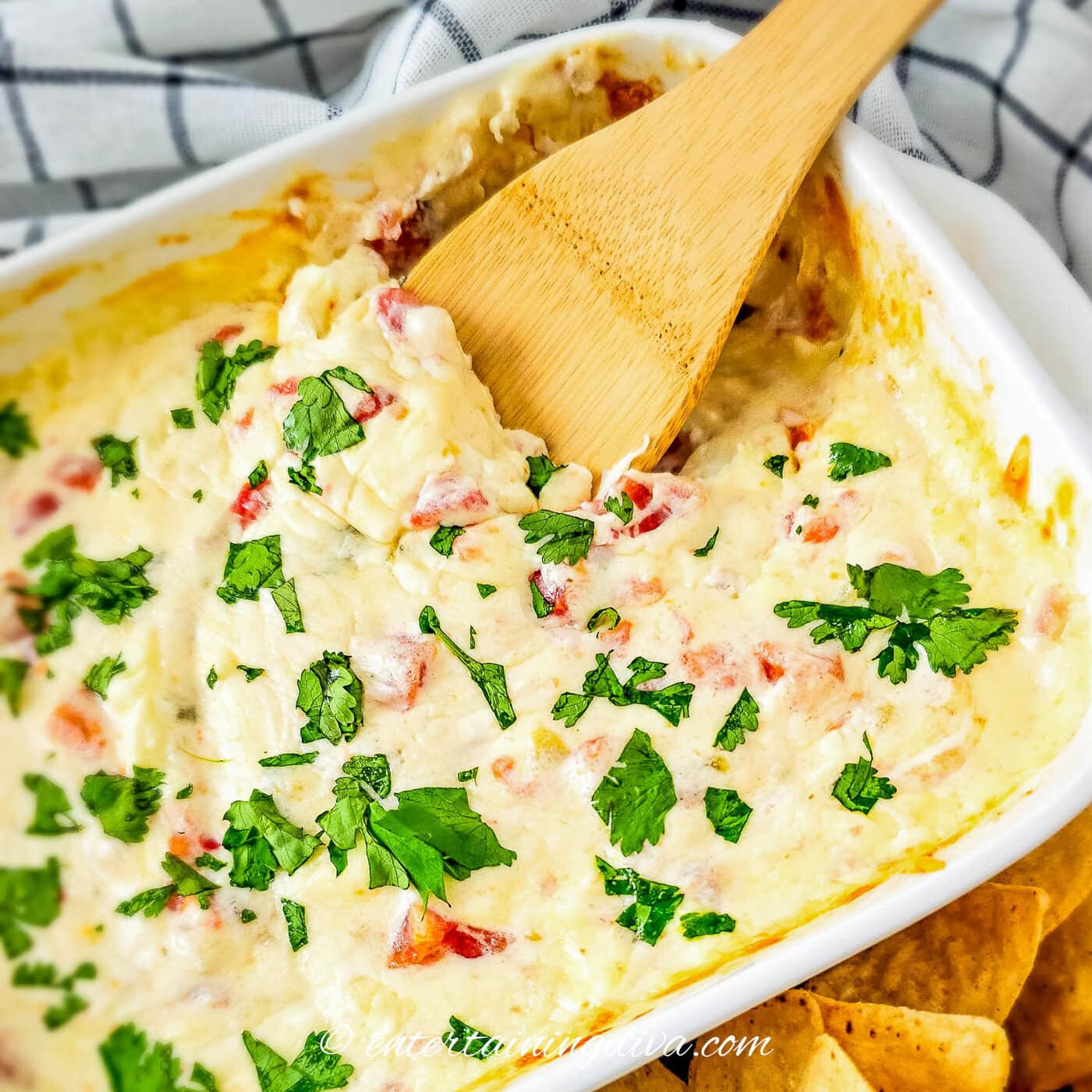 Creamy White Queso Dip (With Real Cheese)