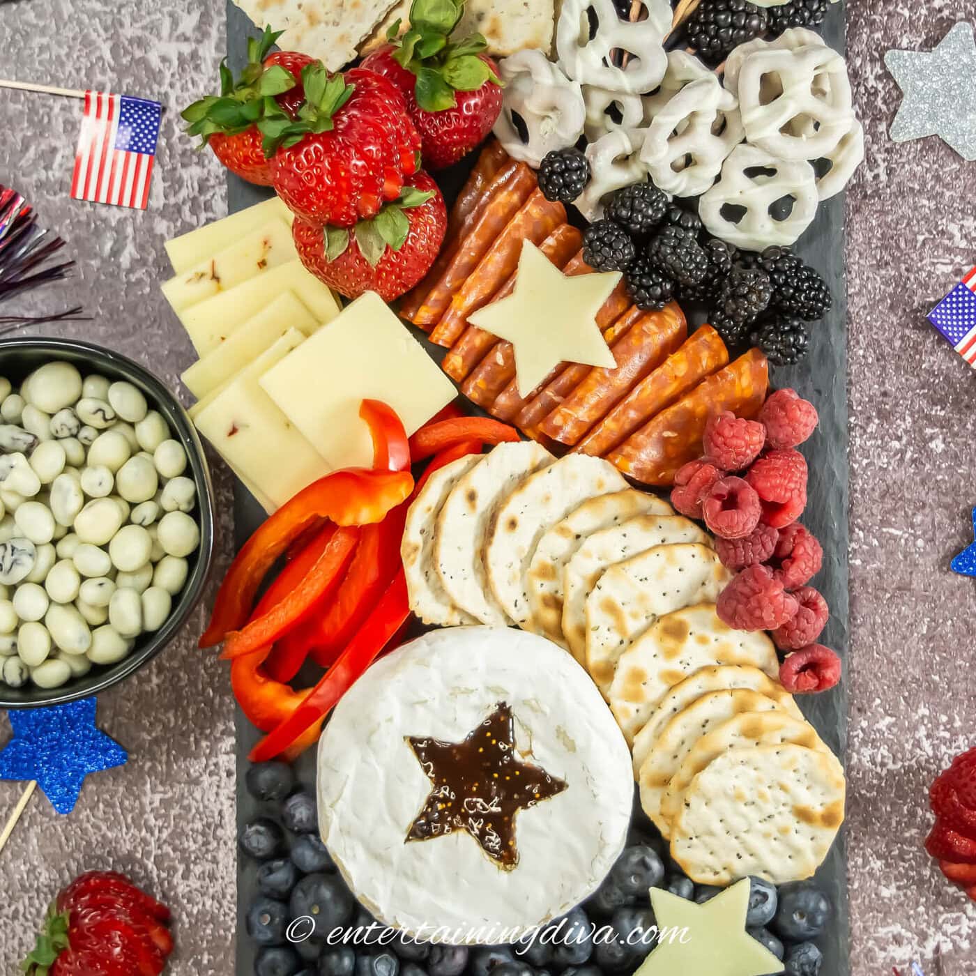 Patriotic 4th Of July Charcuterie Board