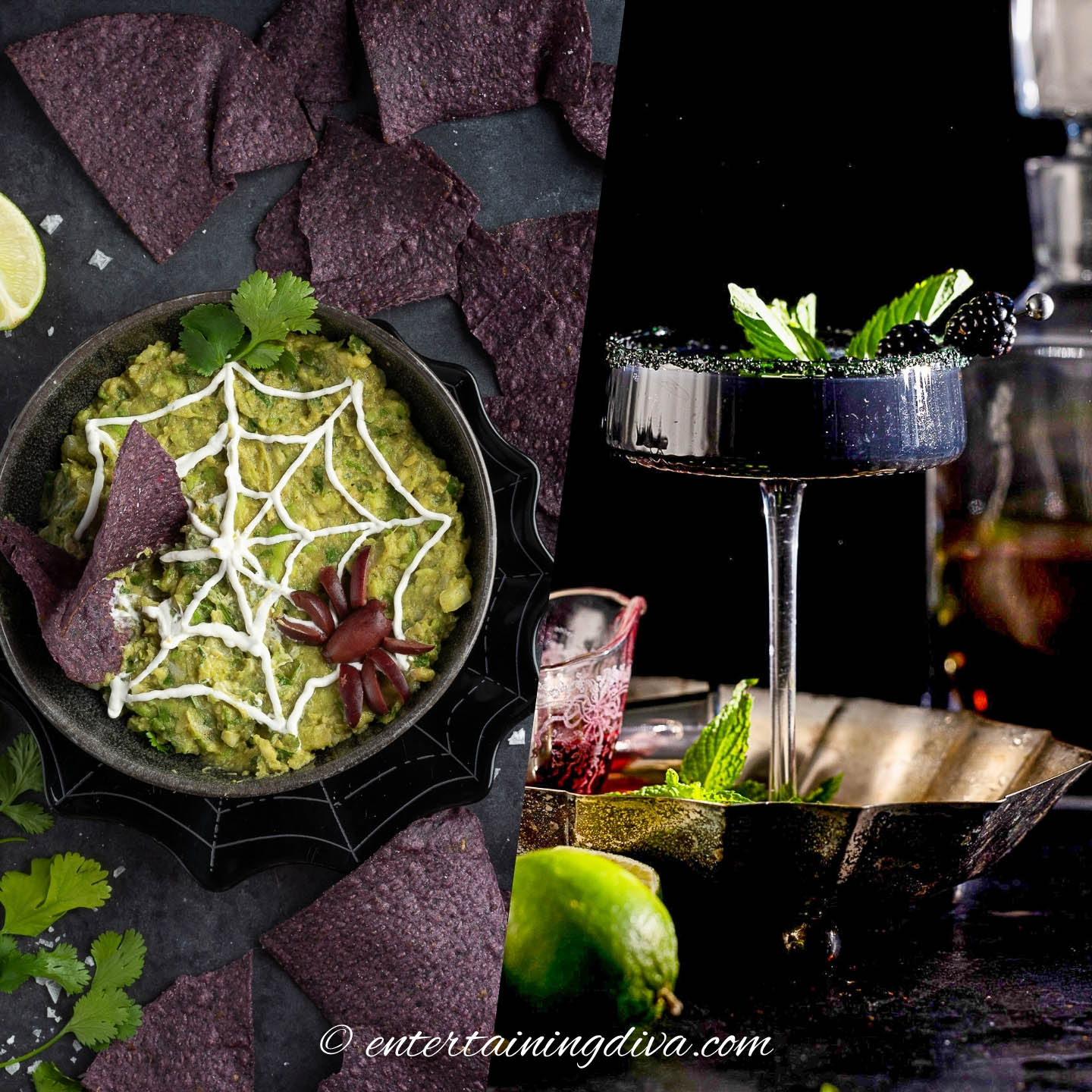 Addams Family Party Menu