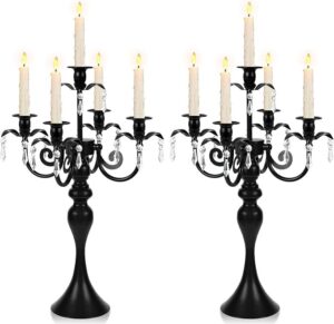 tall black candelabra