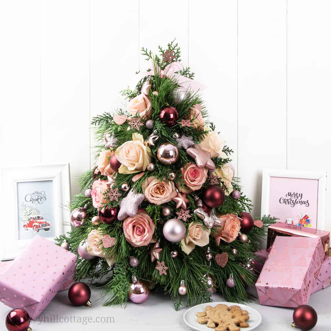 diy christmas tree centerpiece