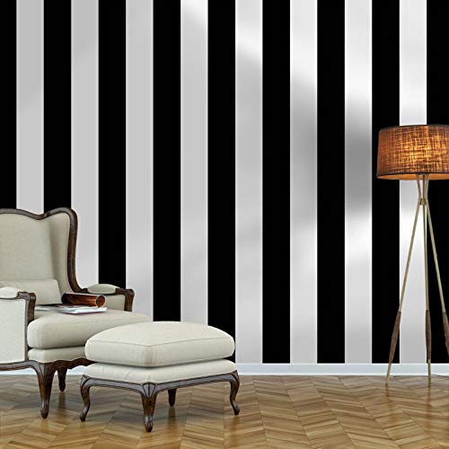 black and white peel and stick wallpaper