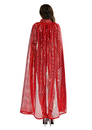 red sequins cape