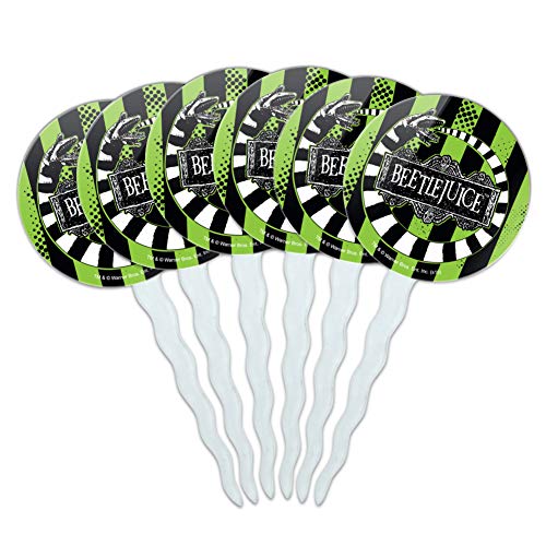 Beetlejuice cupcake toppers