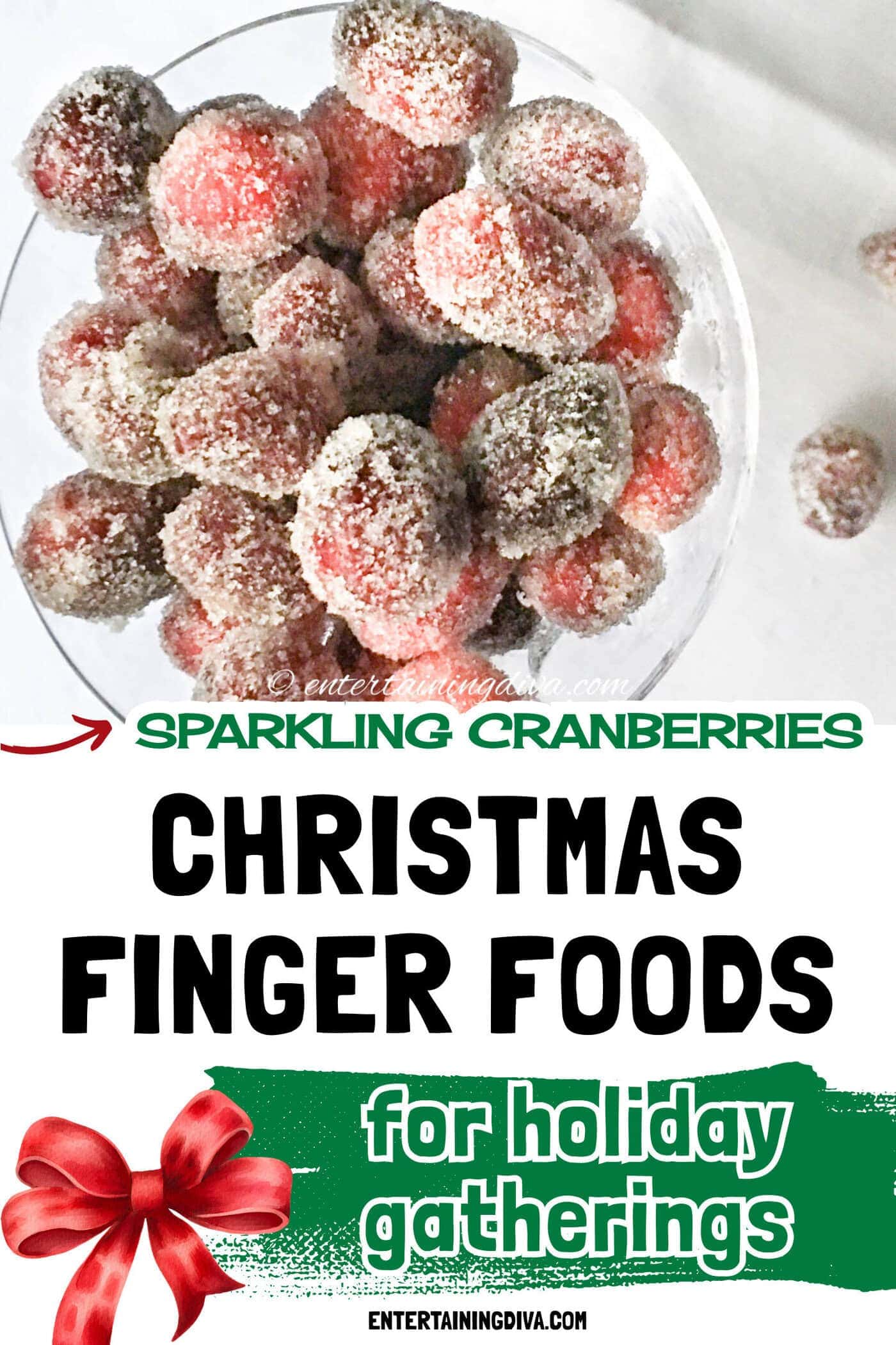sugared cranberries