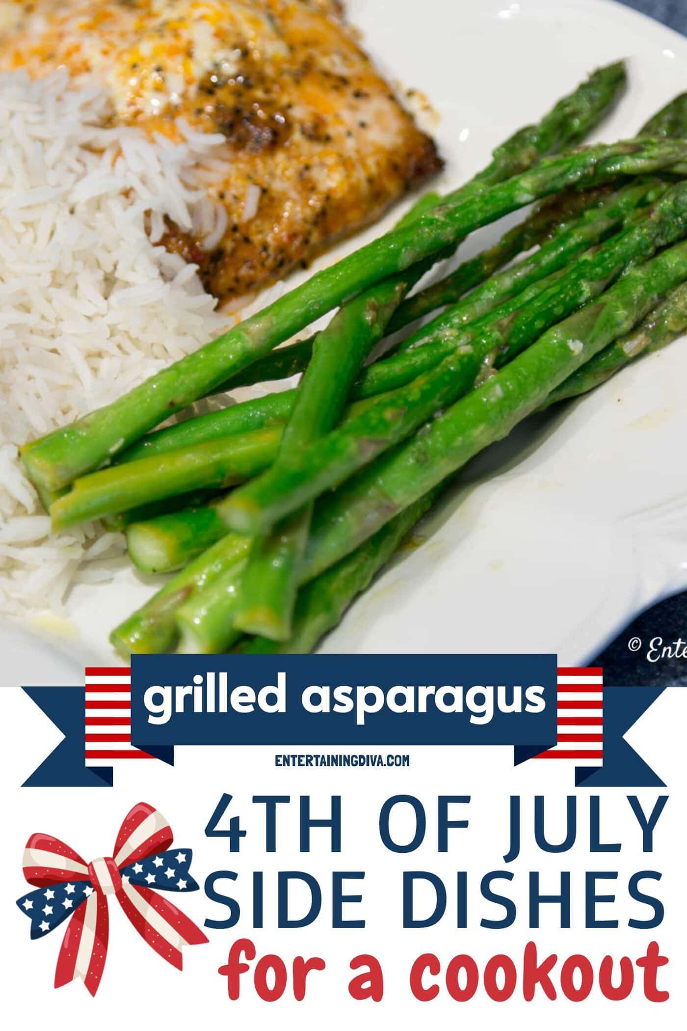 lemon garlic grilled asparagus recipe