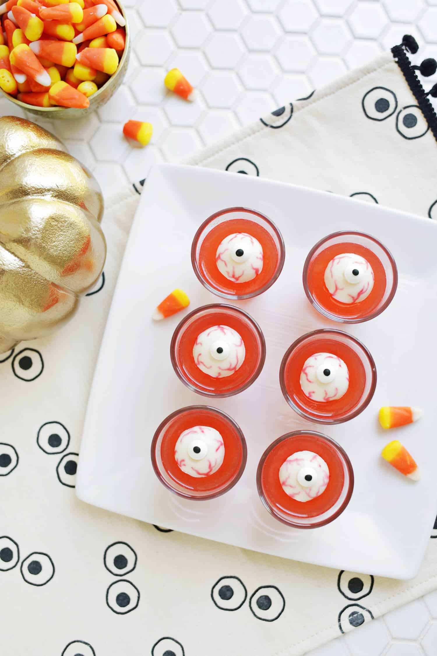 spooky eyeball jello shots