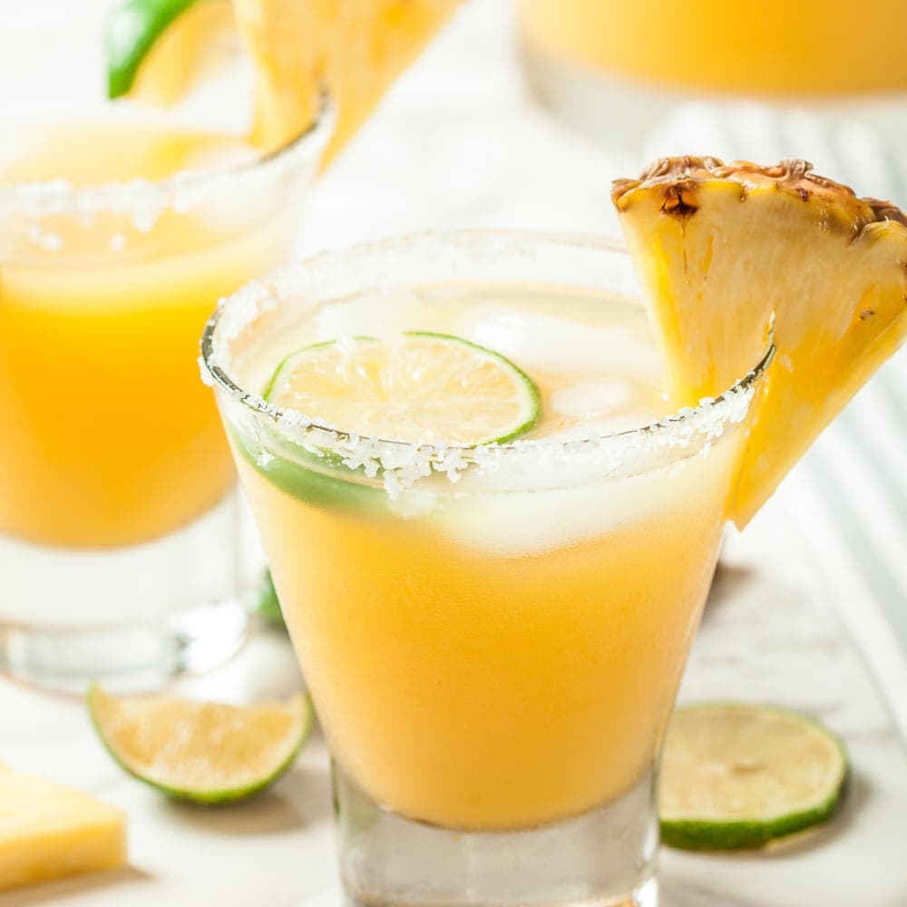 Big batch Pineapple Margaritas