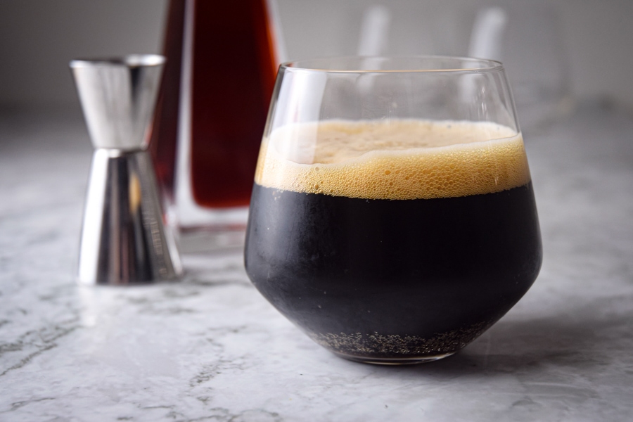 black fog beer cocktail