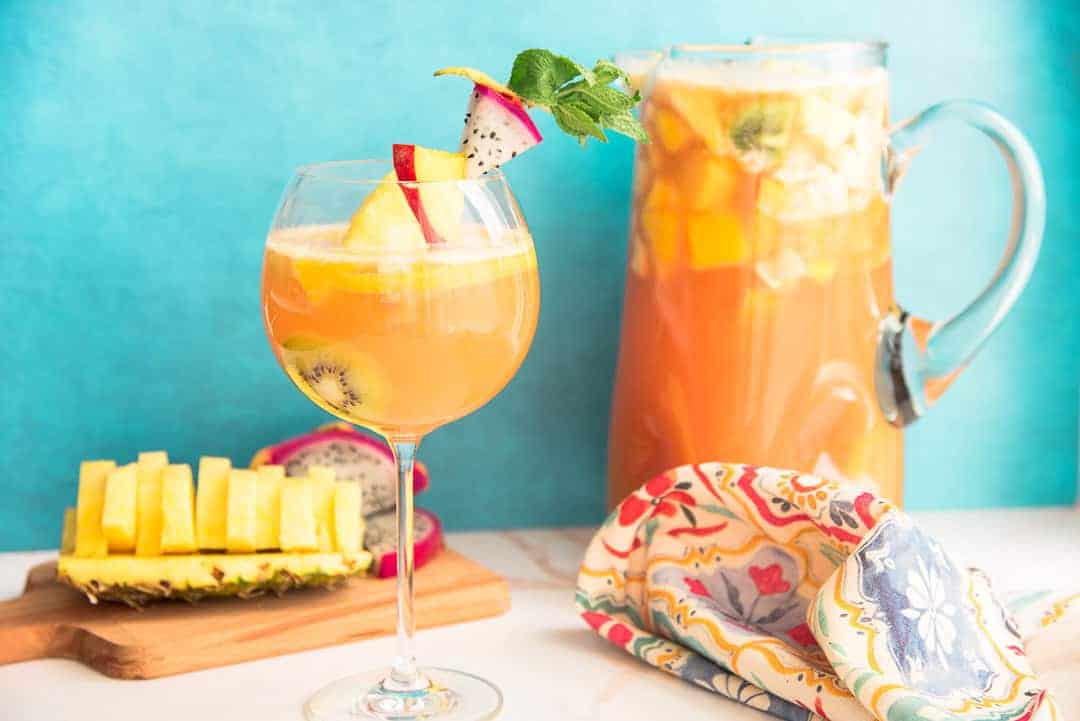 tropical fruit sangria