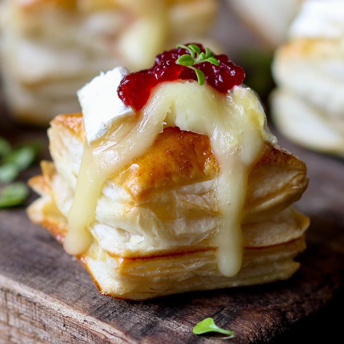 cranberry and brie bites