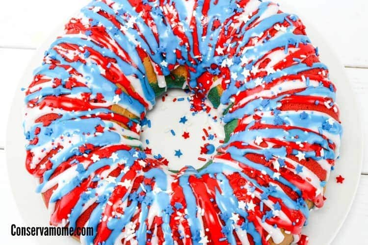 easy patriotic bundt cake