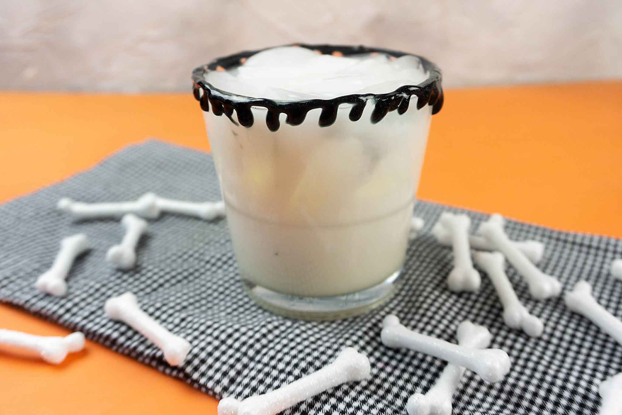 jack skellington bone white halloween cocktail