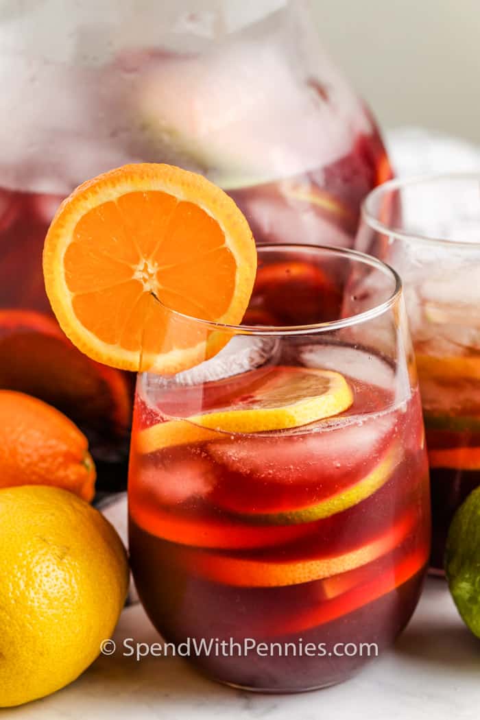 red wine sangria