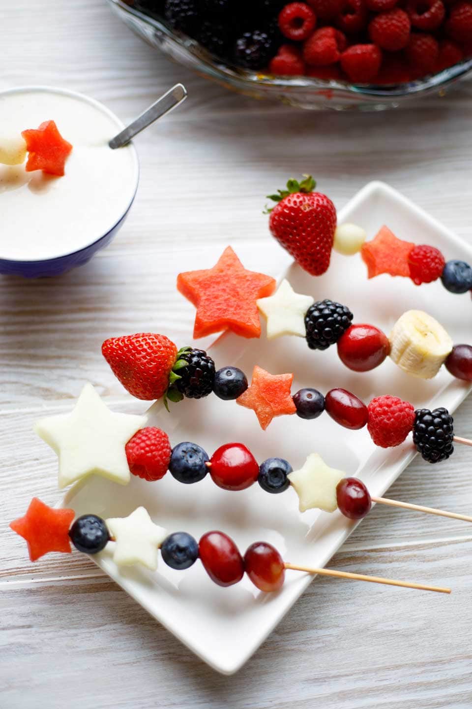 stars fruit kabobs