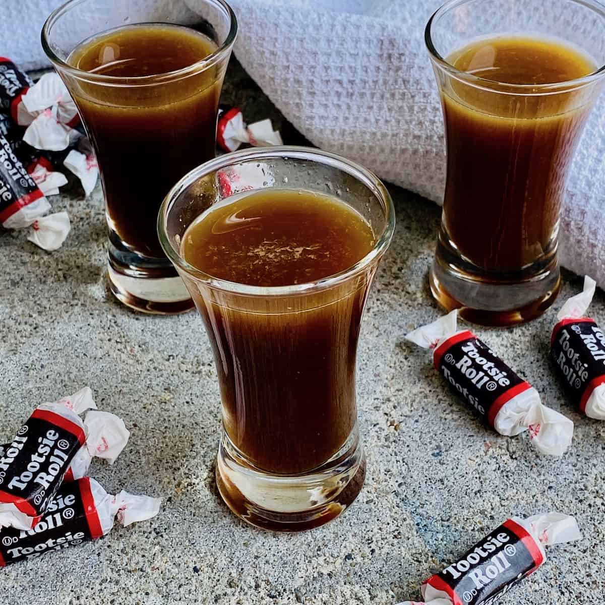 tootsie roll shots