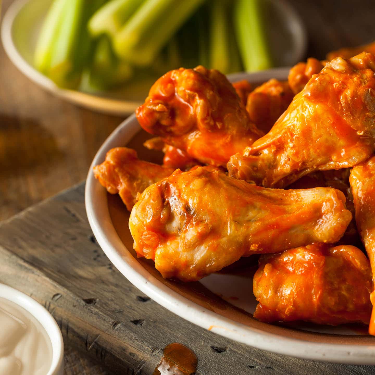 Crispy Oven Baked Hot Wings Without Flour
