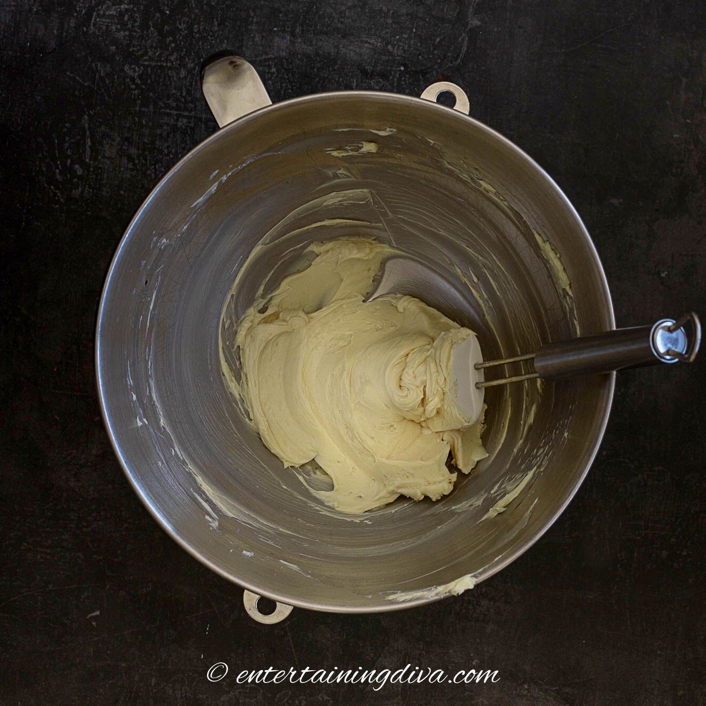whipped butter in a bowl