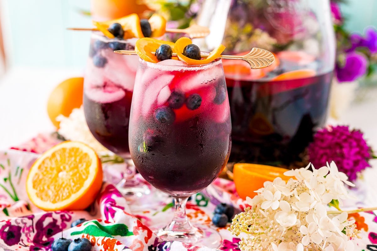 blueberry sangria