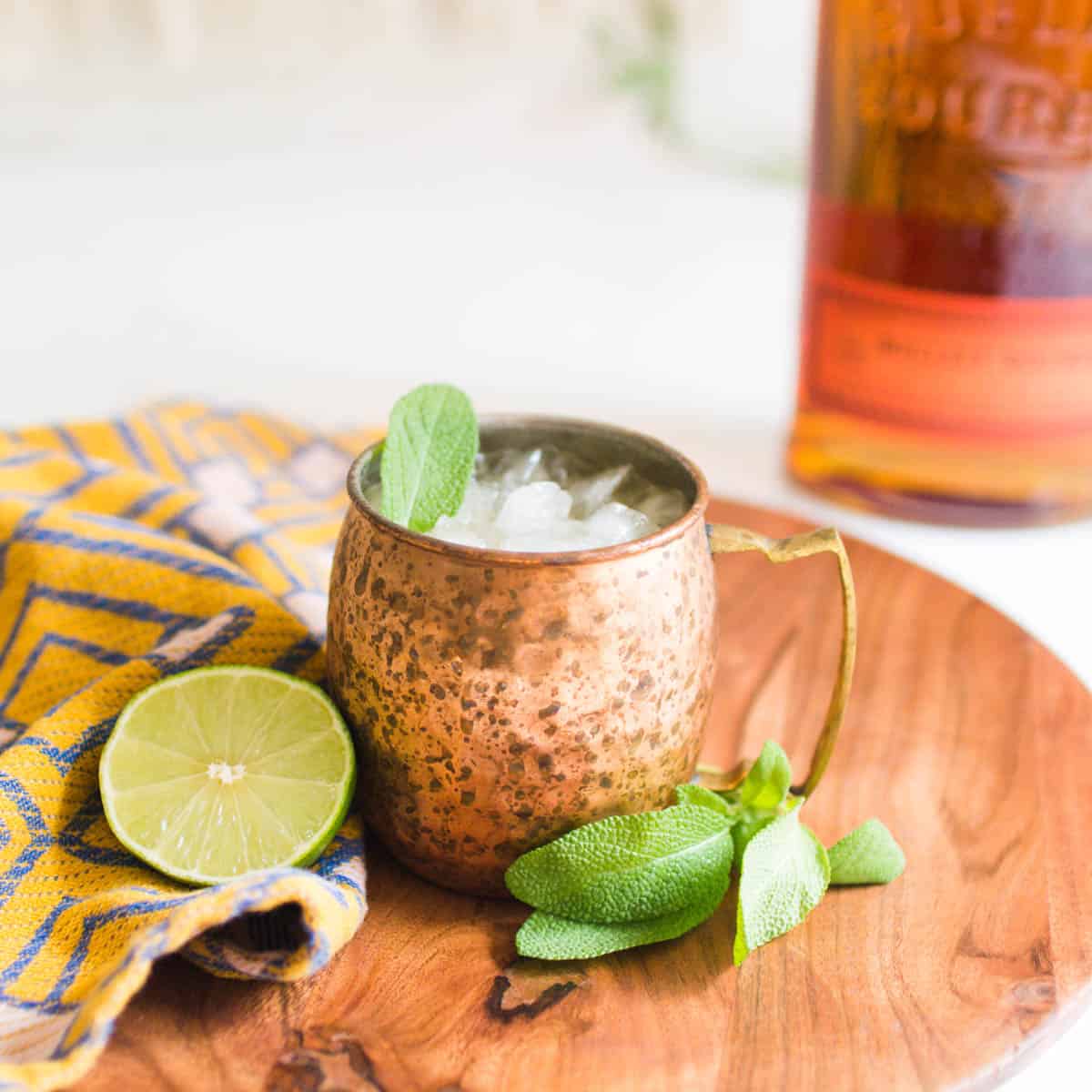 bourbon moscow mule cocktail recipe