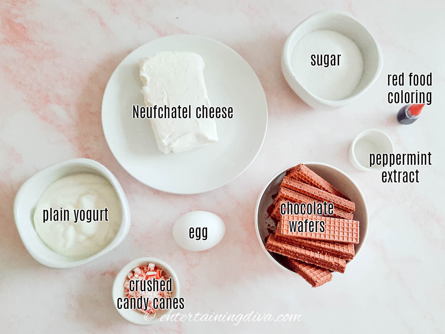 candy cane peppermint cheesecake cupcake ingredients