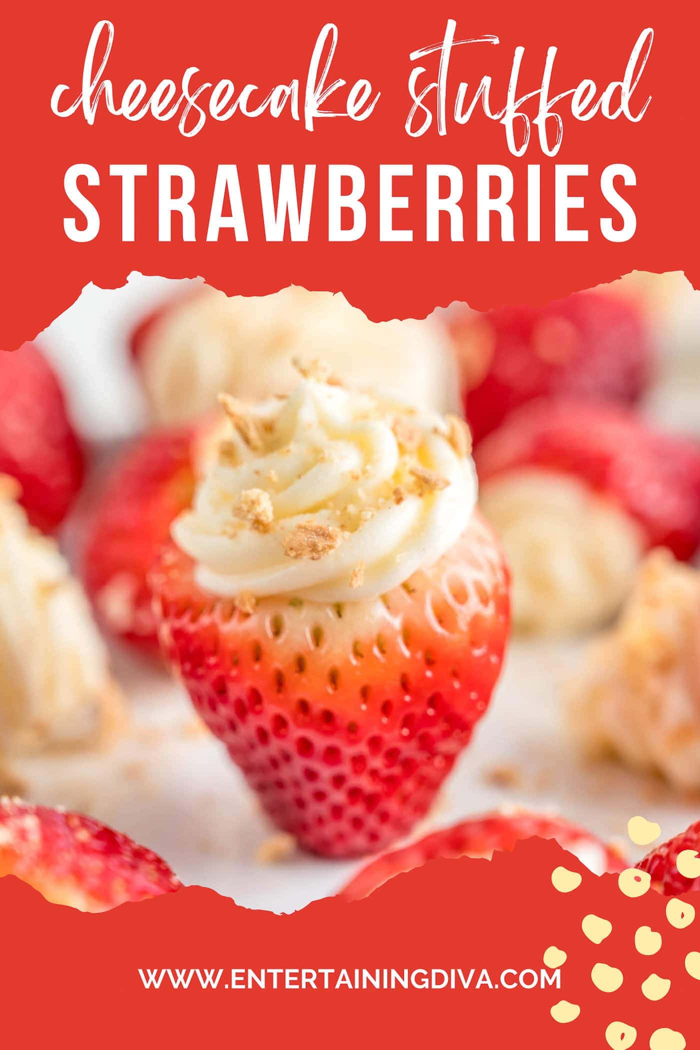 cheesecake stuffed strawberries