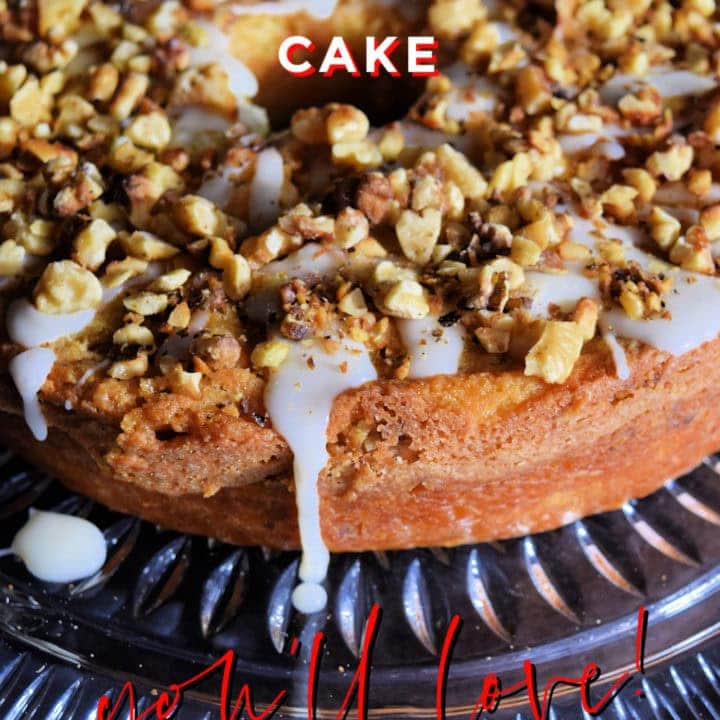 walnut coffee cake for breakfast – you’ll love this