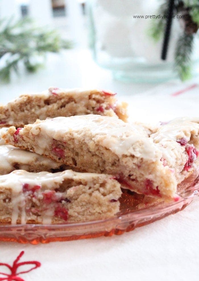 cranberry orange scones