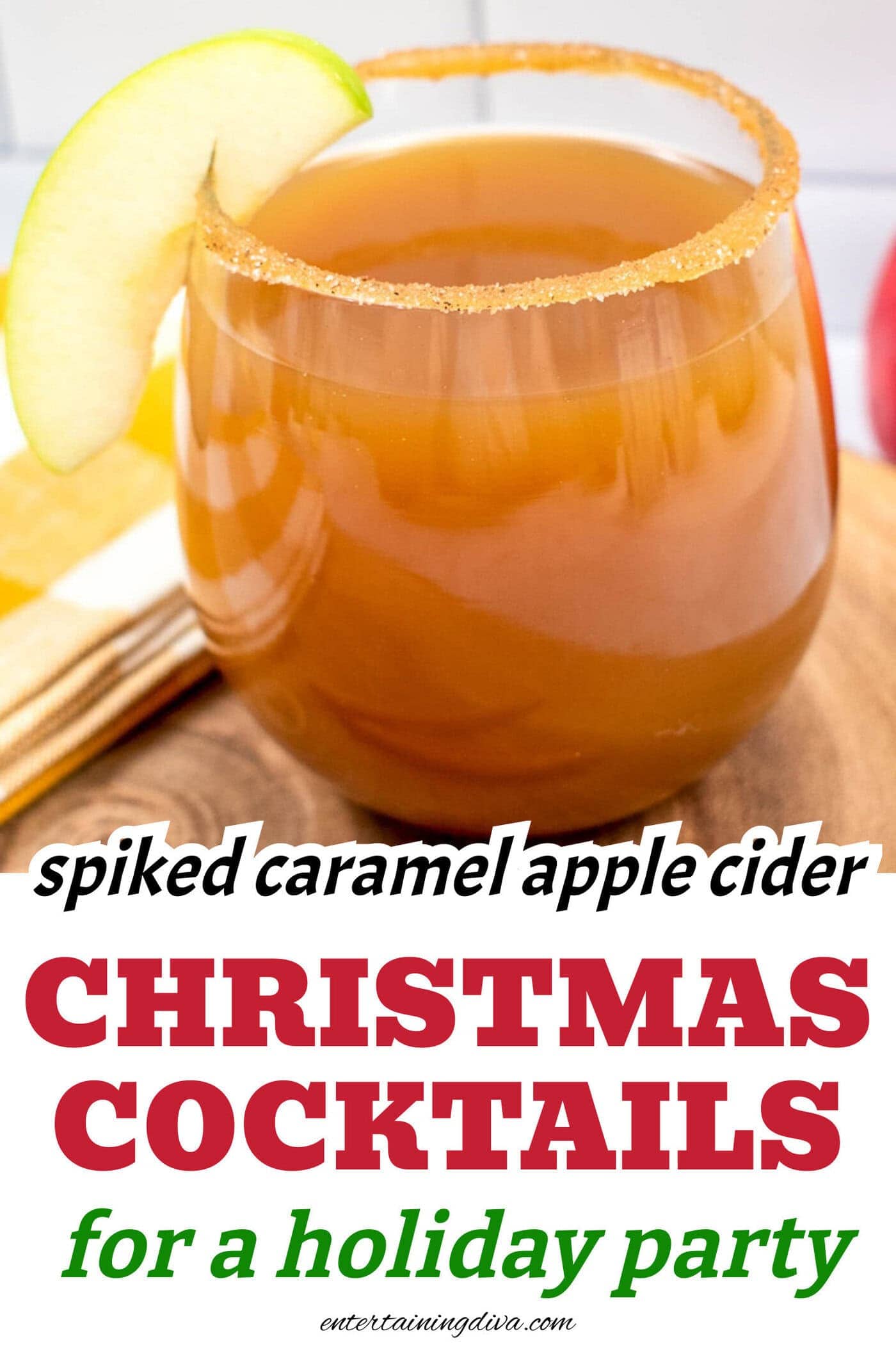spiked caramel apple cider