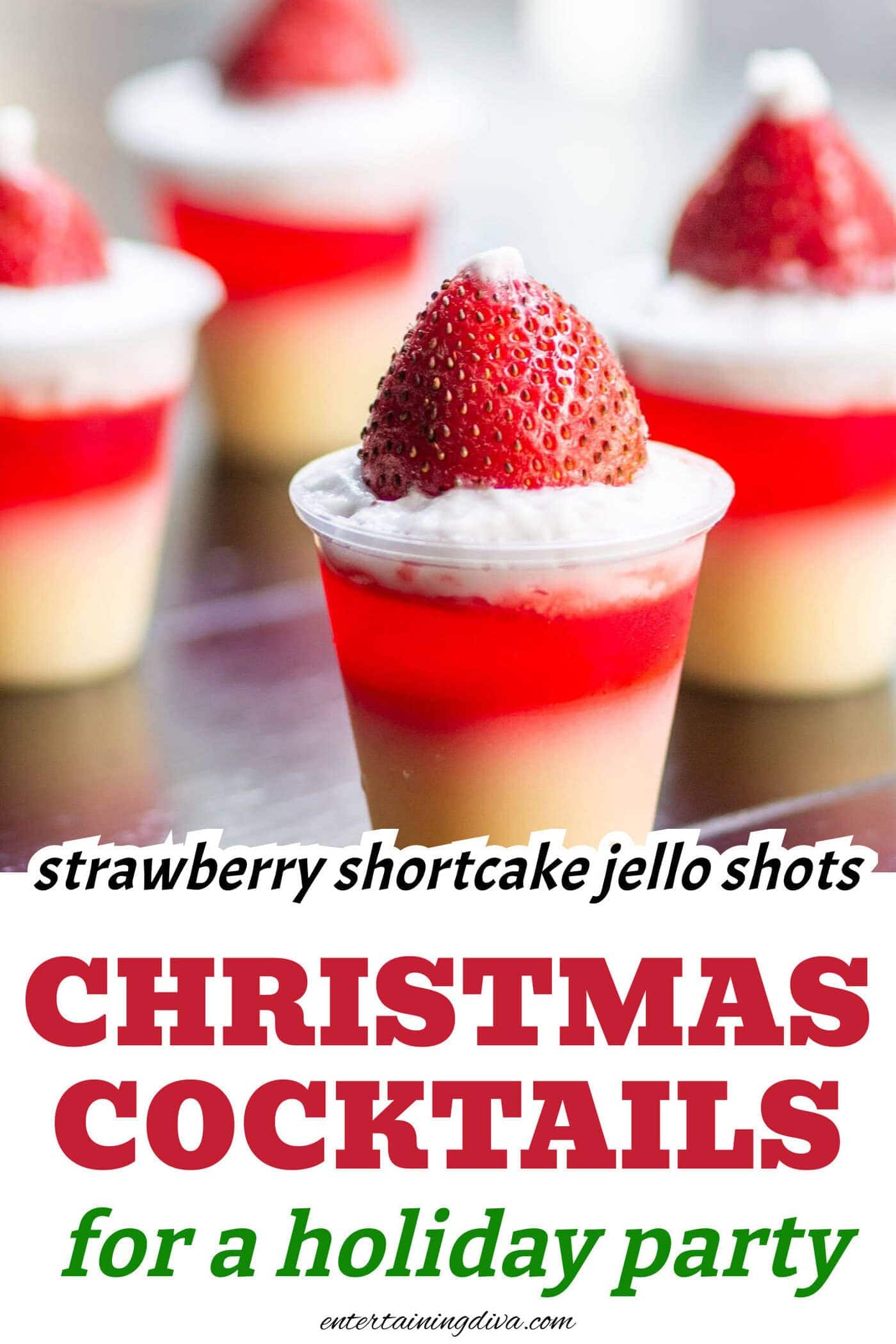 strawberry shortcake jello shots