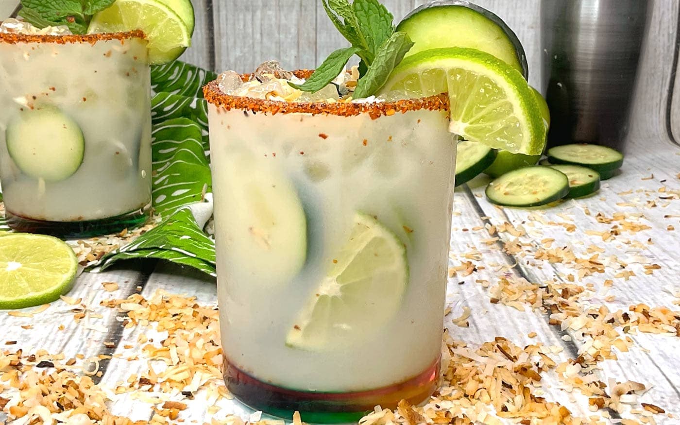 Coconut water margarita