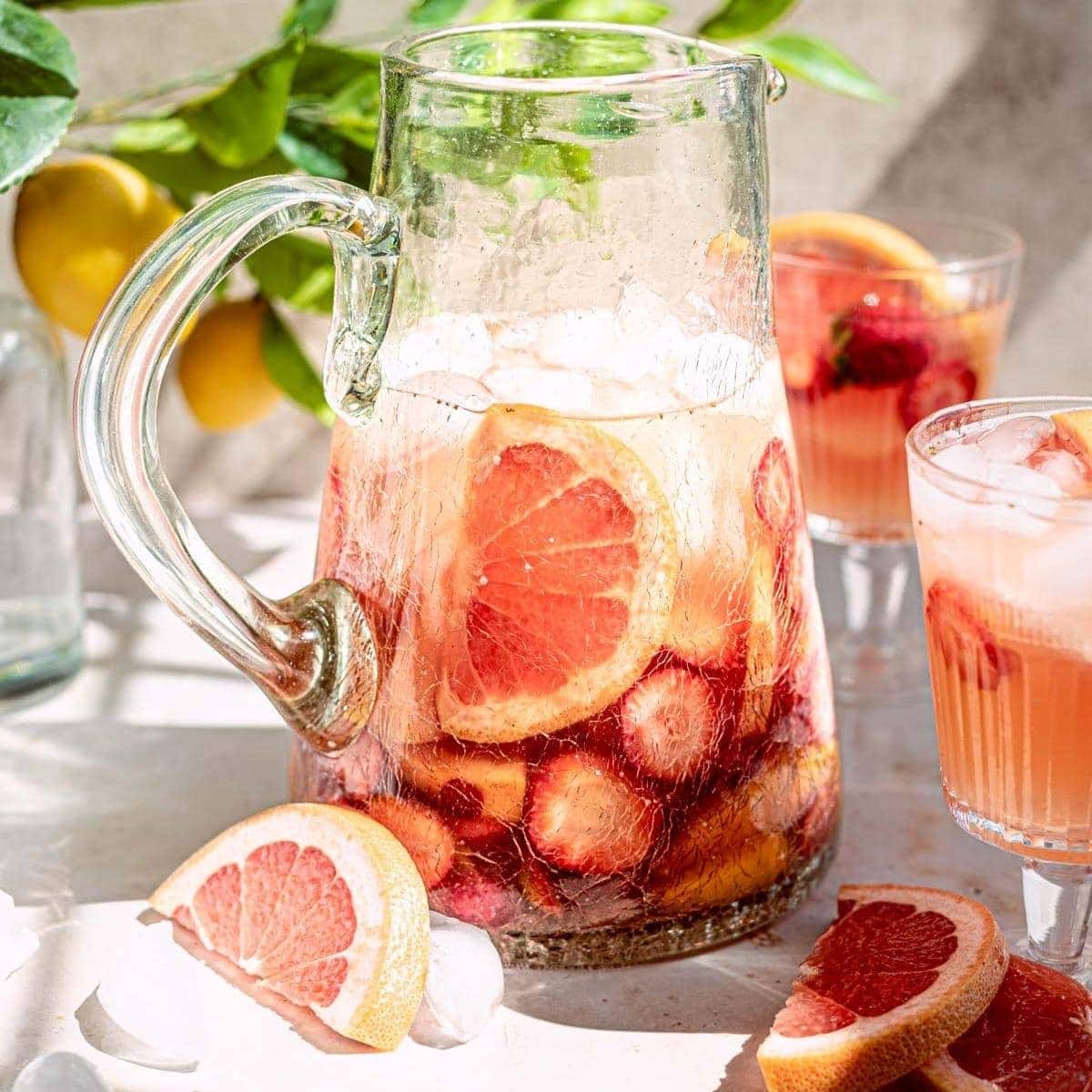 rosé grapefruit sangria