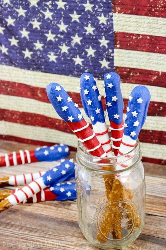 fourth of july pretzels